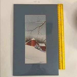 Hand painted Watercolor by Michigan Artist Ashcroft